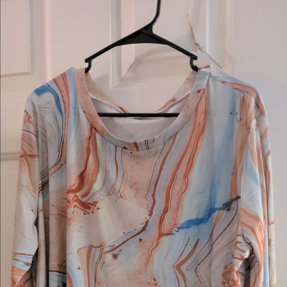 Watercolor Long Sleeve Top